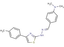 4-(dimethylamino)benzaldehyde [4-(4-methylphenyl)-1,3-thiazol-2-yl]hydrazone