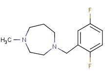 1-(2,5-difluorobenzyl)-4-methyl-1,4-diazepane