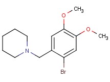 1-(2-bromo-4,5-dimethoxybenzyl)piperidine