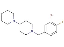 1'-(3-bromo-4-fluorobenzyl)-1,4'-bipiperidine