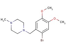 1-(2-bromo-4,5-dimethoxybenzyl)-4-methylpiperazine