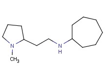 N-[2-(1-methyl-2-pyrrolidinyl)ethyl]cycloheptanamine