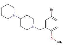 1'-(5-bromo-2-methoxybenzyl)-1,4'-bipiperidine