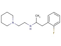 1-(2-fluorophenyl)-N-[2-(1-piperidinyl)ethyl]-2-propanamine