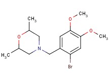 4-(2-bromo-4,5-dimethoxybenzyl)-2,6-dimethylmorpholine