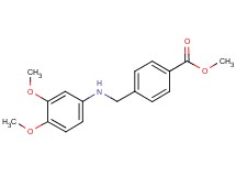 methyl 4-{[(3,4-dimethoxyphenyl)amino]methyl}benzoate