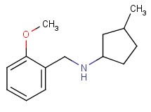 (2-methoxybenzyl)(3-methylcyclopentyl)amine