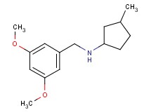 (3,5-dimethoxybenzyl)(3-methylcyclopentyl)amine