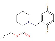 ethyl 1-(2,5-difluorobenzyl)-2-piperidinecarboxylate