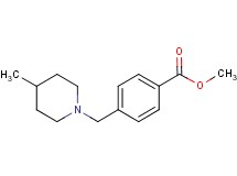 methyl 4-[(4-methyl-1-piperidinyl)methyl]benzoate