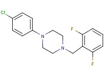 1-(4-chlorophenyl)-4-(2,6-difluorobenzyl)piperazine