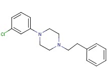 1-(3-chlorophenyl)-4-(2-phenylethyl)piperazine