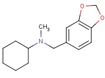 (1,3-benzodioxol-5-ylmethyl)cyclohexyl(methyl)amine
