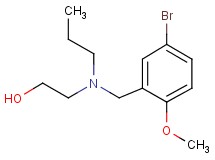 2-[(5-bromo-2-methoxybenzyl)(propyl)amino]ethanol