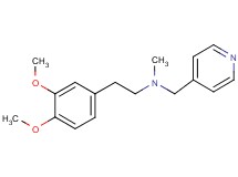 2-(3,4-dimethoxyphenyl)-N-methyl-N-(4-pyridinylmethyl)ethanamine