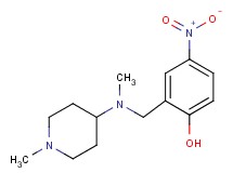 2-{[methyl(1-methyl-4-piperidinyl)amino]methyl}-4-nitrophenol