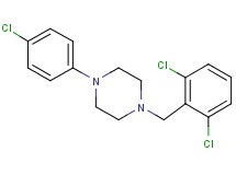 1-(4-chlorophenyl)-4-(2,6-dichlorobenzyl)piperazine