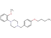 1-(4-butoxybenzyl)-4-(2-methoxyphenyl)piperazine