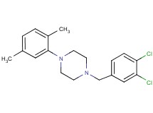 1-(3,4-dichlorobenzyl)-4-(2,5-dimethylphenyl)piperazine