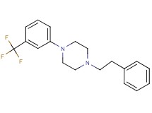 1-(2-phenylethyl)-4-[3-(trifluoromethyl)phenyl]piperazine