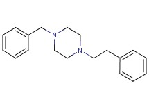 1-benzyl-4-(2-phenylethyl)piperazine