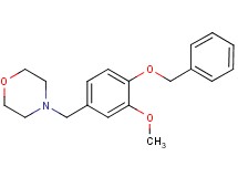 4-[4-(benzyloxy)-3-methoxybenzyl]morpholine