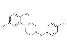 1-(2,5-dimethylphenyl)-4-(4-methylbenzyl)piperazine