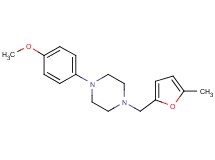 1-(4-methoxyphenyl)-4-[(5-methyl-2-furyl)methyl]piperazine