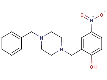 2-[(4-benzyl-1-piperazinyl)methyl]-4-nitrophenol
