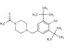 4-[(4-acetyl-1-piperazinyl)methyl]-2,6-di-tert-butylphenol