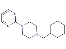 2-[4-(3-cyclohexen-1-ylmethyl)-1-piperazinyl]pyrimidine