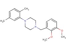 1-(2,3-dimethoxybenzyl)-4-(2,5-dimethylphenyl)piperazine