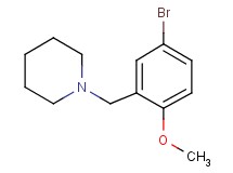 1-(5-bromo-2-methoxybenzyl)piperidine