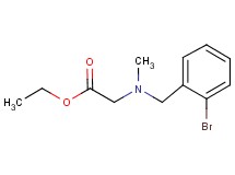ethyl N-(2-bromobenzyl)-N-methylglycinate
