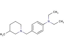 N,N-diethyl-4-[(3-methyl-1-piperidinyl)methyl]aniline