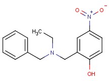 2-{[benzyl(ethyl)amino]methyl}-4-nitrophenol