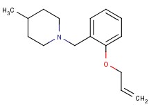 1-[2-(allyloxy)benzyl]-4-methylpiperidine