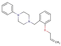 1-[2-(allyloxy)benzyl]-4-phenylpiperazine