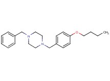 1-benzyl-4-(4-butoxybenzyl)piperazine