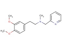 2-(3,4-dimethoxyphenyl)-N-methyl-N-(2-pyridinylmethyl)ethanamine