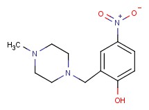 2-[(4-methyl-1-piperazinyl)methyl]-4-nitrophenol