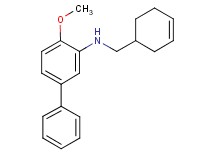 (3-cyclohexen-1-ylmethyl)(4-methoxy-3-biphenylyl)amine