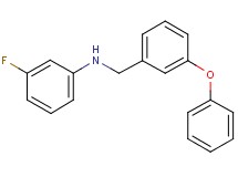 (3-fluorophenyl)(3-phenoxybenzyl)amine