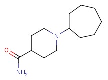 1-cycloheptyl-4-piperidinecarboxamide