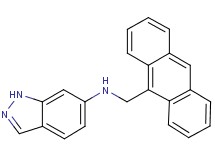 N-(9-anthrylmethyl)-1H-indazol-6-amine