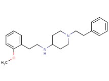 N-[2-(2-methoxyphenyl)ethyl]-1-(2-phenylethyl)-4-piperidinamine