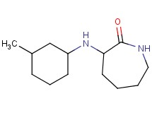 3-[(3-methylcyclohexyl)amino]-2-azepanone