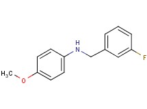 (3-fluorobenzyl)(4-methoxyphenyl)amine