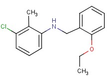 (3-chloro-2-methylphenyl)(2-ethoxybenzyl)amine