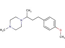1-[3-(4-methoxyphenyl)-1-methylpropyl]-4-methylpiperazine
